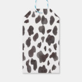 Highland Cow Birthday Vielen Dank Tag Geschenkanhänger (Rückseite)