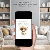 Highland Cow Bitte geben Sie das Gästebuch Babydus