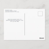 Highland Cow Boho Greenery Sage Baby Shower Postkarte (Rückseite)