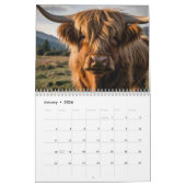 Highland Cow Calendar Kalender (Jan 2026)