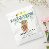 Highland Cow Calf Baby Dusche Eucalyptus Vielen Da Geschenktütchen (Versiegelt)