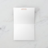 Highland Cow Card Feiertagskarte (Innenseite)