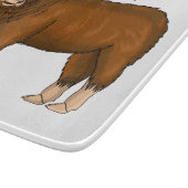 Highland cow cartoon illustration schneidebrett (Ecke)