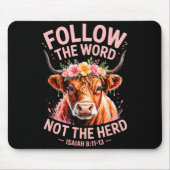 Highland Cow Christian Mousepad (Vorne)