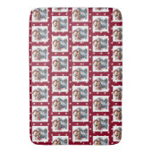 Highland Cow Christmas Badematte (Vorderseite Vertikal)