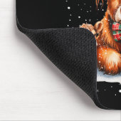 Highland Cow Christmas Outfit Idea Women Xmas High Mousepad (Ecke)