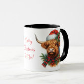 Highland Cow ChristmasCoffee Tasse Cup (VorderseiteRechts)