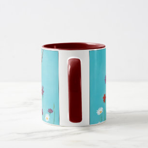 Highland Cow Chunky Tasse Rufus, dunkelroter Kontr