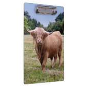 Highland Cow Clipboard Klemmbrett (Rechts)