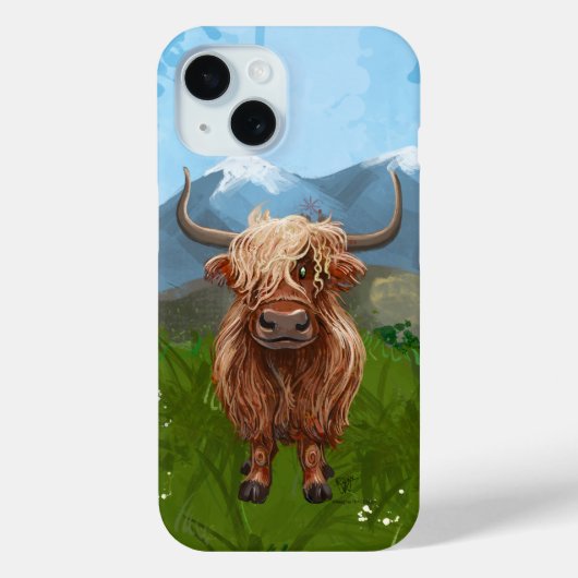 Highland Cow Electronics Case-Mate iPhone Hülle (Rückseite)