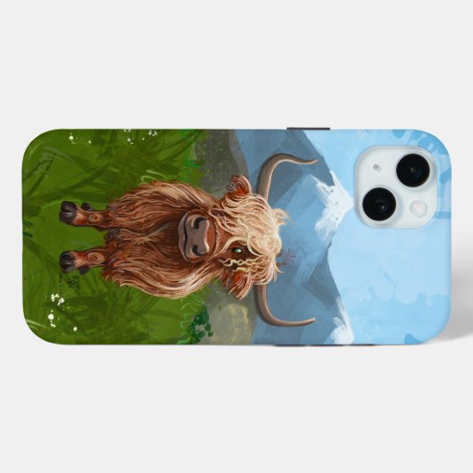 Highland Cow Electronics Case-Mate iPhone Hülle (Rückseite (Horizontal))