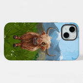 Highland Cow Electronics iPhone Hülle (Rückseite (Horizontal))
