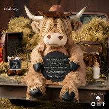 Highland-Cow-Farm Schwangerschaftsankündigung