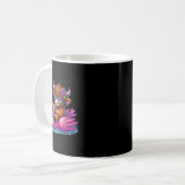 Highland Cow Flamingo Pool Float Summer Hawaii Bea Kaffeetasse (Vorderseite Links)