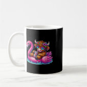 Highland Cow Flamingo Pool Float Summer Hawaii Bea Kaffeetasse (Links)
