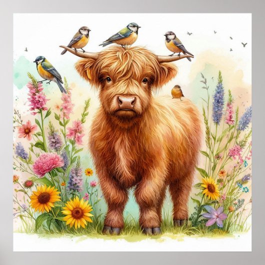 Highland Cow & Friends 2 Poster (Vorne)