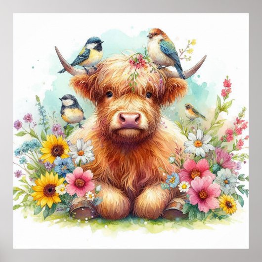 Highland Cow & Friends 5 Poster (Vorne)