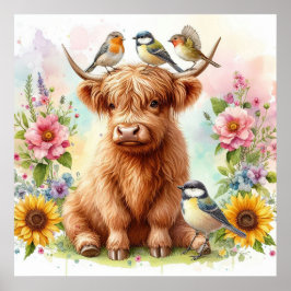 Highland Cow & Friends 7 Poster