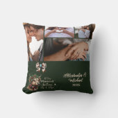 Highland Cow Frory Christmas Mrs. und Mr. 5 Foto Kissen (Vorderseite)