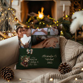 Highland Cow Frory Christmas Mrs. und Mr. 5 Foto Kissen