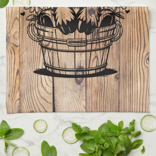 Highland Cow Geschirrtuch (Gefaltet)