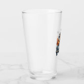 Highland Cow Halloween Fall Glas (Rechts)