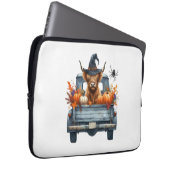Highland Cow Halloween Fall Laptopschutzhülle (Vorne Rechts)