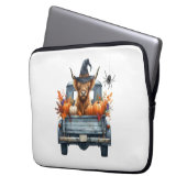 Highland Cow Halloween Fall Laptopschutzhülle (Vorderseite Links)