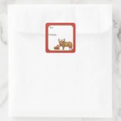 Highland Cow Holiday Sticker (Tasche)
