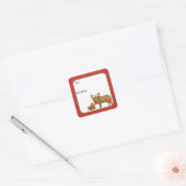 Highland Cow Holiday Sticker (Umschlag)