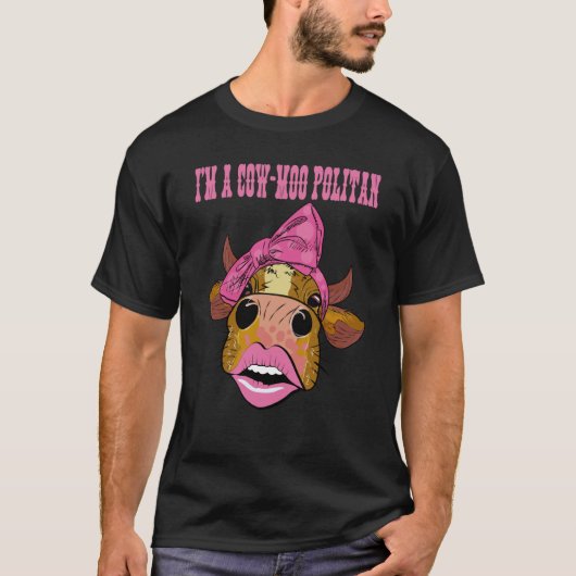 Highland Cow  I'm A Cow Moo Politan Fashion  1 T-Shirt (Vorderseite)