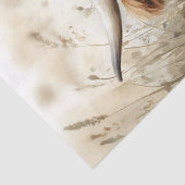 Highland Cow in a Strawberry Patch Decoupage Seidenpapier (Detail)