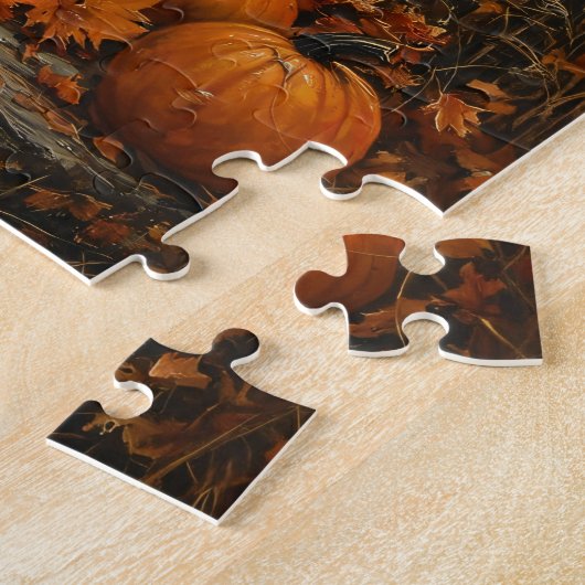 Highland Cow in Pumpkin Patch Puzzle (Seite)