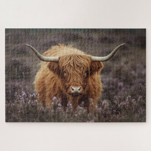 Highland Cow Jigsaw Puzzle (Horizontal)