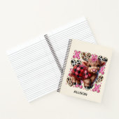 Highland Cow Journal Notizblock (Innenseite)
