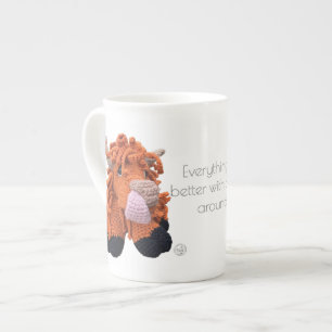 Highland Cow Jumbo-Tasse Porzellantasse