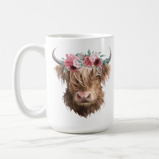Highland Cow Kaffeetasse (Links)
