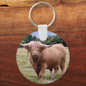 Highland Cow Keyring Schlüsselanhänger (Vorderseite)