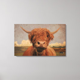 Highland Cow Leinwanddruck