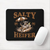 Highland Cow Lovers Salty Heifer Trocal For Women Mousepad (Mit Mouse)