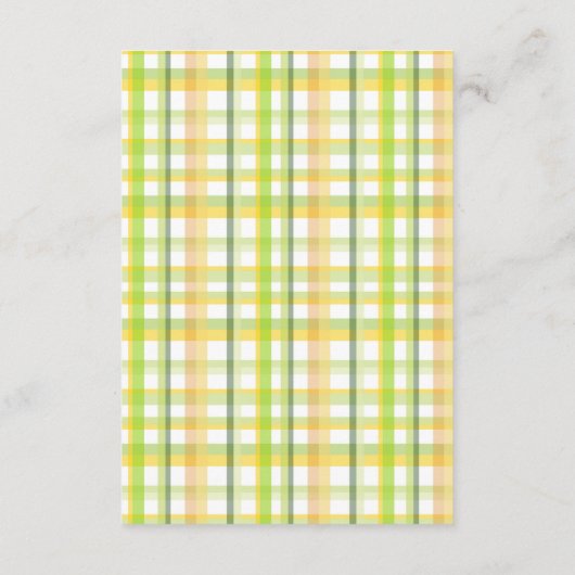 Highland Cow Lucky Little Kleeblatt Diapper Raffl Begleitkarte (Rückseite)