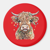 Highland Cow Magnet (Vorne)