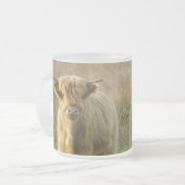 Highland Cow Mattglastasse (Vorderseite Links)