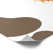 Highland Cow mein erstes Rodeo-Meilenstein Geburts Poster (Ecke)