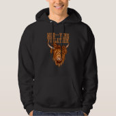 Highland Cow  Moo Ving Violation Hoodie (Vorderseite)