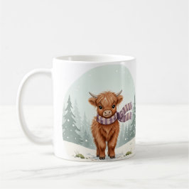 Highland Cow Mug, Cute Animal Art, Farm Animal Gif Kaffeetasse
