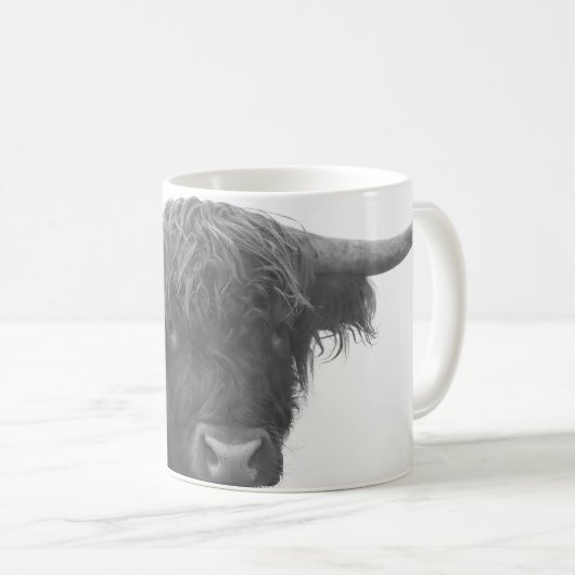 Highland Cow Mug Kaffeetasse (VorderseiteRechts)