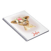 Highland Cow-Notebook Notizblock (Rechte Seite)