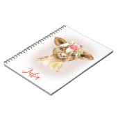 Highland Cow-Notebook Notizblock (Linke Seite)