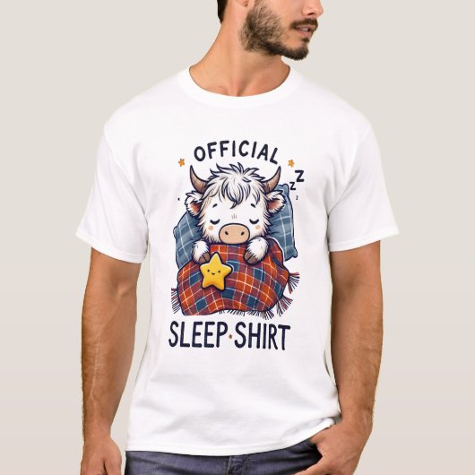 Highland Cow Png, Official Sleep Png T-Shirt (Vorderseite)
